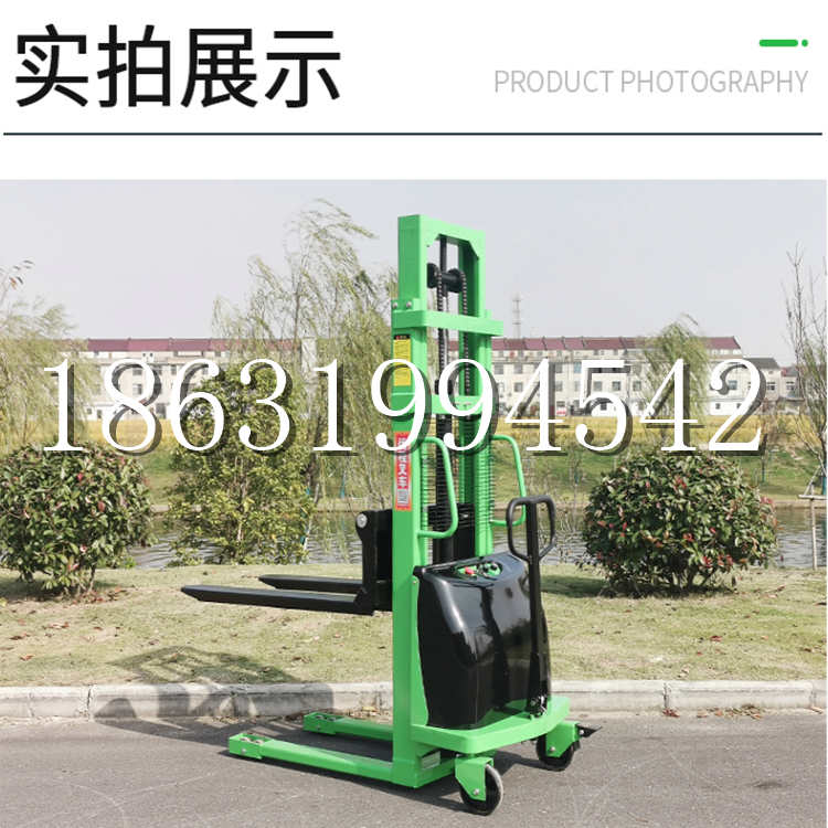 工农区电动叉车堆高车液压铲车电瓶1吨2吨站驾步行式小型全自动叉车